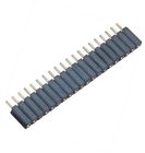 WCON 2.54mm Single Row Round Machined Female Header H = 7.0 PCB Connector ROHS