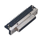 1.27mm Pitch 68 pin scsi connector D-type ตัวผู้เปลือกผสมพันธุ์ Au หรือ Sn เหนือNi
