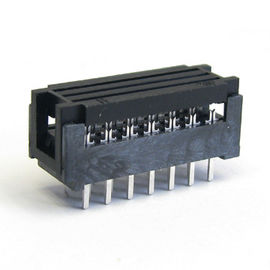 1.27 Pitch  14 pin dip socket PBT Black 30%GF Sample Free Contact Material Brass ROHS