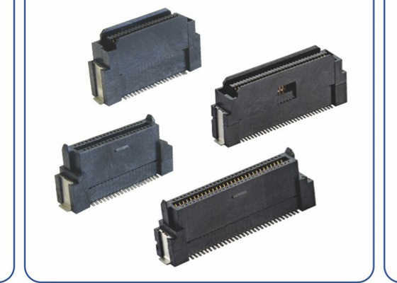 0.8 มม., Board to Board, ปลั๊ก/ซ็อกเก็ต (ผสมพันธุ์), สีดำ, ฟอสเฟอร์บรอนซ์, โพลีเอสเตอร์