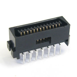 1.27 มม. ตรงตัวเชื่อมต่อ 26 ขา SCSI PBT 30% GF UL94V-0 ฟอสฟอรัสทองแดง Flash / Sn