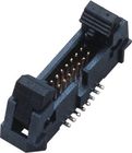1.27mm Straigt SMT Latch Header Ejector สายเชื่อมต่อบอร์ด LCP Pins 06 ~ 50 สำหรับ PCB Microwave