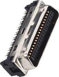 ตัวเชื่อมต่อแบบ Straight SCSI Connector Cen ประเภท Female PA9T IO Interface Connector