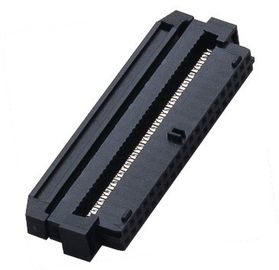 ขั้วต่อซ็อกเก็ต IDC 2.00 มม. พร้อมกับล็อคร่อง PBT Black Spring TYPE ROHS