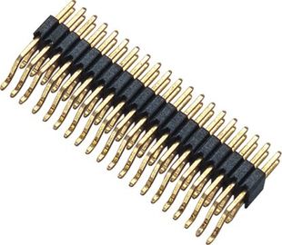 ตัวเชื่อมต่อหัวต่อด้านขวา SMT แบบคู่แถวขนาด 1.27 Mm PA9T 2x20 พิน