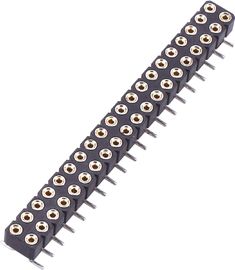 หัวแม่เหล็กกลมแบบตรง SMT 2.00mm 2 * 20P แผงวงจร