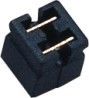 Black Mini Jumper Two Conjoined Tmale Female สองขา Connector Gold Flash Pbt