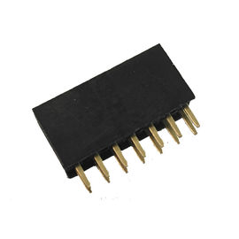 พลาสติกสูง 8.5 คู่แถว 2.54 หัวต่อหญิงตรงประเภท UL94V-0
