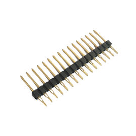WCON Press Fit Pin Header Connector แถวเดี่ยว 2.54 Pitch PBT Black ROHS