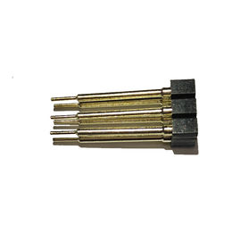 WCON Female Round Pin Header 2.54 pitch dual row H = 3.0 Four Clip ROHS