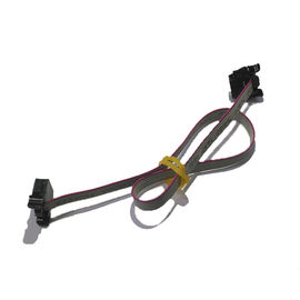 WCON 2.54mm IDC 6P Latch Header With SR PBT Black Sel.1U "Au / Ni ROHS