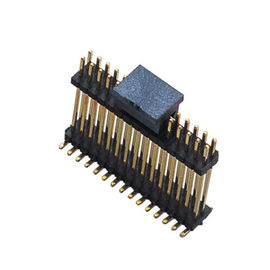ตัวเชื่อมต่อหัวต่อด้านขวา SMT แบบคู่แถวขนาด 1.27 Mm PA9T 2x20 พิน