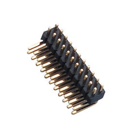 ตัวเชื่อมต่อหัวต่อด้านขวา SMT แบบคู่แถวขนาด 1.27 Mm PA9T 2x20 พิน