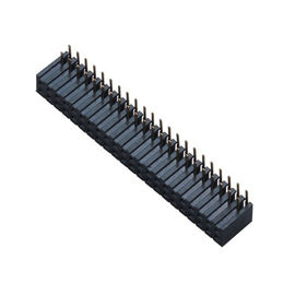 ฟอสฟอรัส Bronze 1.27mm 2x20 ส่วนหัวของผู้หญิงด้านข้างแบบ Dual Side แทรก 90 ° DIP H = 3.45 ROHS