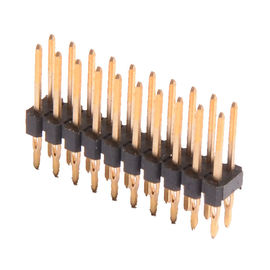 WCON Press Fit Pin Header Connector แถวเดี่ยว 2.54 Pitch PBT Black ROHS