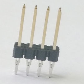 WCON Press Fit Pin Header Connector แถวเดี่ยว 2.54 Pitch PBT Black ROHS