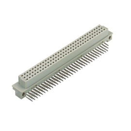 48 ขาตรง DIP PBT ดิน 41612 ขั้วต่อ PBT สีเทาตัวเชื่อมต่อประเภทยุโรปขนาด 2.54 มม