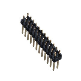 2 * 8P SMT 2.50 * 2.54 Mm ตัวเชื่อมต่อ PA9T สีดำไม่มีฝาครอบด้านใน