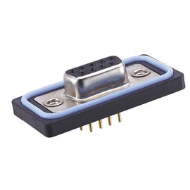 WCON 15P D-SUB Connector Female Dual Rows Solder Type Waterproof Black