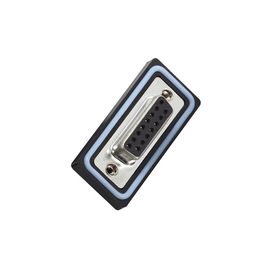 WCON 15P D-SUB Connector Female Dual Rows Solder Type Waterproof Black