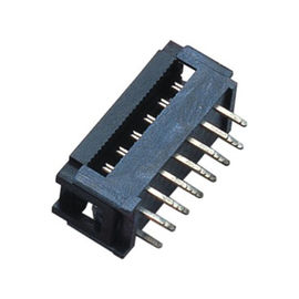 WCON 1.27 มม. ขั้วต่อปลั๊ก DIP 2 * 13P PBT 30% GF UL94V-0 ทองเหลือง Sel Au / Ni