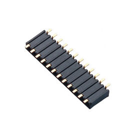 ตัวเชื่อมต่อส่วนหัวของหญิง 2.54 ระยะห่างระหว่างแถวสองแถว PCB board SMT -40 ℃ถึง + 105 ℃