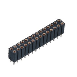 WCON 2.54 mm Pitch Round Pin Header ความน่าเชื่อถือในการสัมผัสสูงแถวเดียว