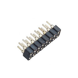 WCON 2.54 mm Pitch Round Pin Header ความน่าเชื่อถือในการสัมผัสสูงแถวเดียว
