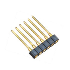 WCON 2.54 mm Pitch Round Pin Header ความน่าเชื่อถือในการสัมผัสสูงแถวเดียว