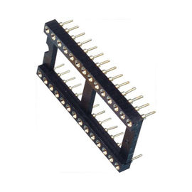ซ็อกเก็ต IC WCON 2.54 มม. 2 * 16P DIP หัวต่อหมุดกลมสองแถว H = 3.0, L = 7.43 ROHS