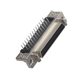 1.27 มม. ระยะห่าง scsi ขั้วต่อ 50 พิน วัสดุฉนวนขั้วต่อ scsi 100 พิน: สีดำ