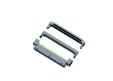 ขั้วต่อซ็อกเก็ต IDC 2.00 มม. พร้อมกับล็อคร่อง PBT Black Spring TYPE ROHS