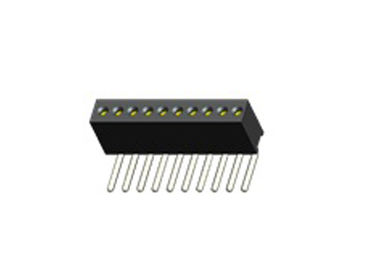 1.27mm 1 * 15P มุมขวา DIP WCON ขั้วต่อหัวเข็มหมุดผู้หญิง