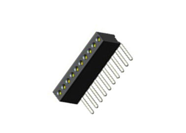 1.27mm 1 * 15P มุมขวา DIP WCON ขั้วต่อหัวเข็มหมุดผู้หญิง