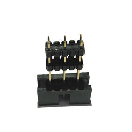 2.54 ขั้วต่อช่องต่อ Pitch Box เพิ่มที่ครอบ H = 2.5 PA9T black matting with 5212/2185 ROHS